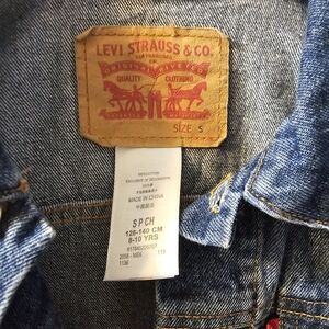 Levi's Classic Indigo Kids Denim Jacket Size S (8/10) Relaxed Fit
